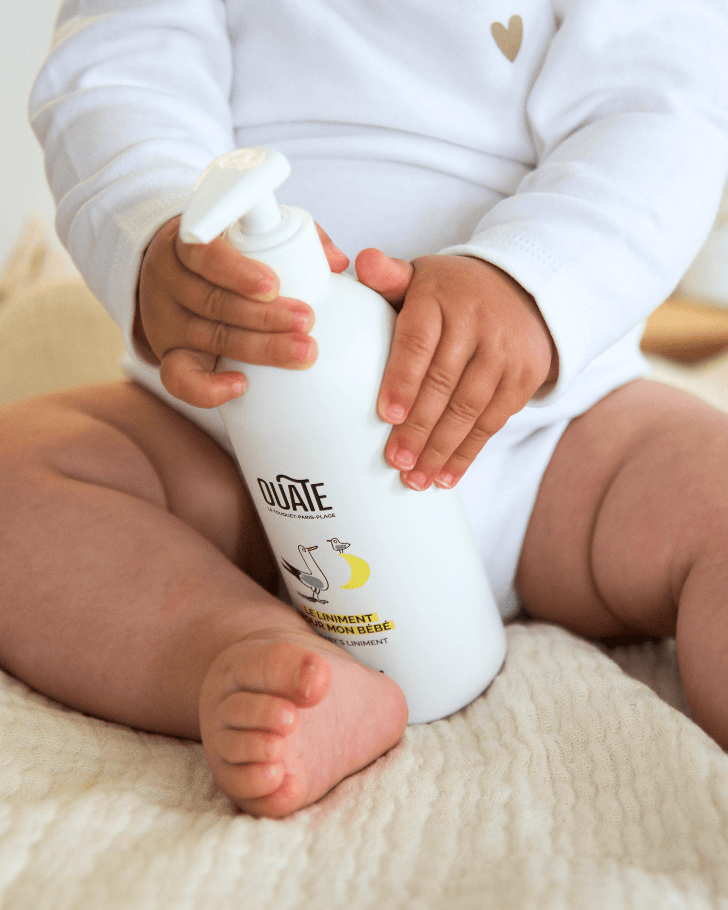 Liniment naturel, soin du change pour bébé à l'huile d'olive